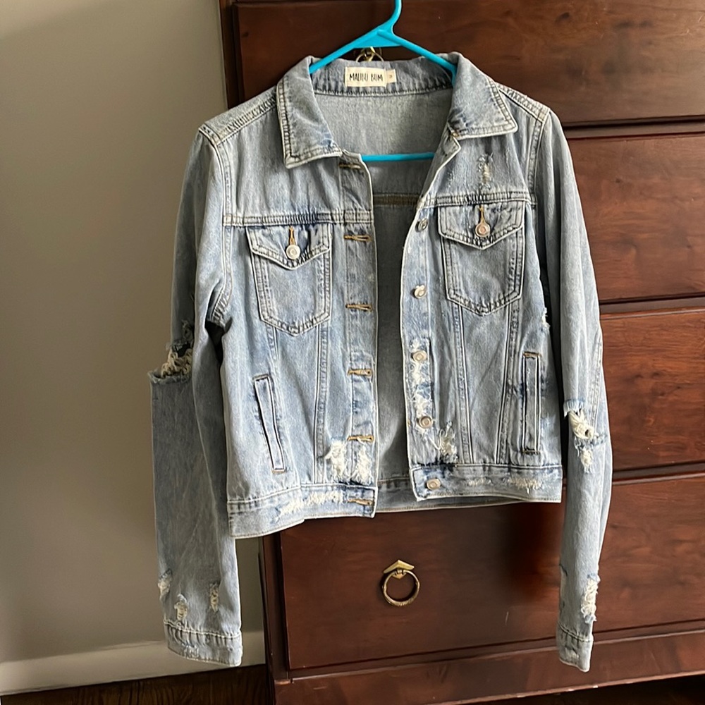 Malibu Bum distressed denim jacket
